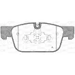 Jeu de 4 plaquettes de frein avant OPEN PARTS BPA1692.10 - Visuel 1