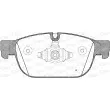 Jeu de 4 plaquettes de frein avant OPEN PARTS BPA1696.00 - Visuel 1