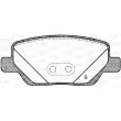 Jeu de 4 plaquettes de frein arrière OPEN PARTS BPA1700.02 - Visuel 2