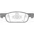 Jeu de 4 plaquettes de frein avant OPEN PARTS BPA1718.00 - Visuel 1