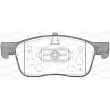 Jeu de 4 plaquettes de frein avant OPEN PARTS BPA1719.00 - Visuel 1
