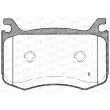 Jeu de 4 plaquettes de frein avant OPEN PARTS BPA1721.02 - Visuel 2