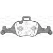 Jeu de 4 plaquettes de frein avant OPEN PARTS BPA1740.00 - Visuel 2