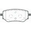 Jeu de 4 plaquettes de frein arrière OPEN PARTS BPA1802.02 - Visuel 2