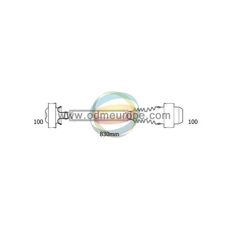 Arbre de transmission, entraînement essieux ODM-MULTIPARTS 10-220150
