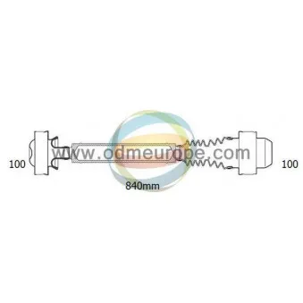 Arbre de transmission, entraînement essieux ODM-MULTIPARTS 10-220200