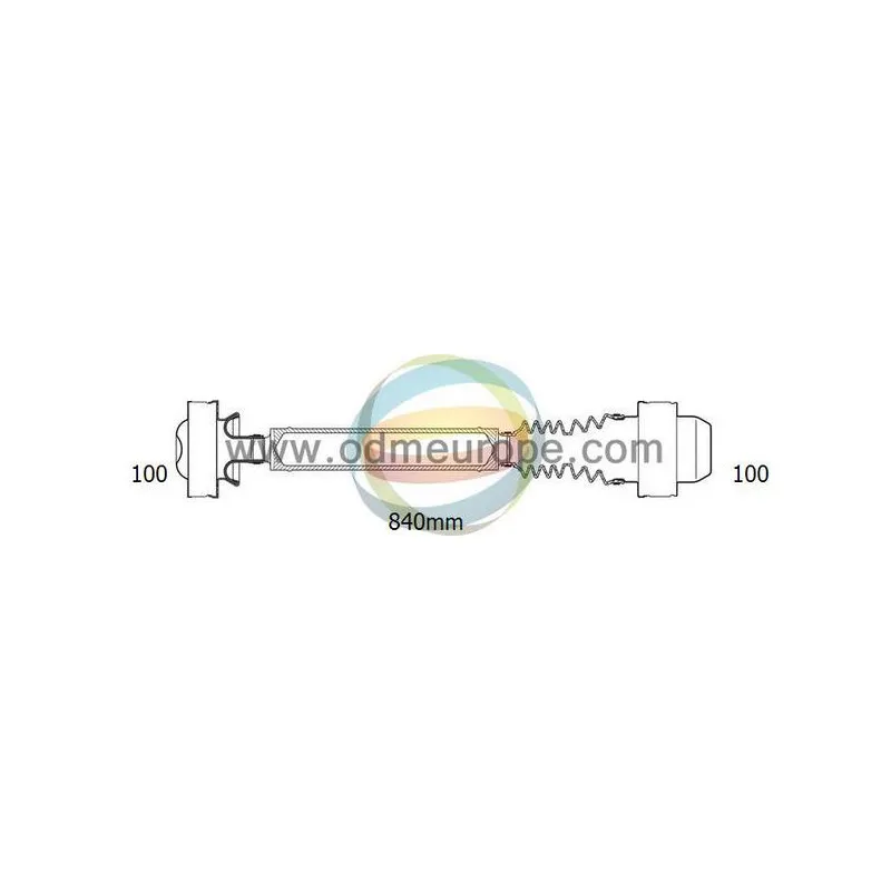 Arbre de transmission, entraînement essieux ODM-MULTIPARTS 10-220200