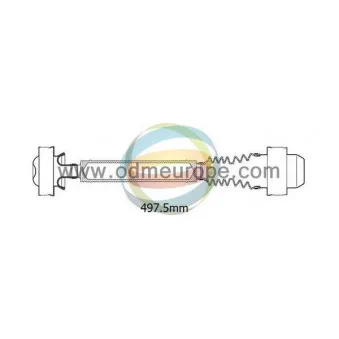Arbre de transmission, entraînement essieux ODM-MULTIPARTS 10-310030