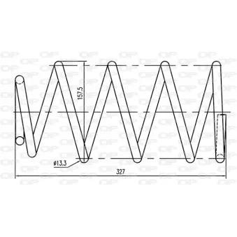 Ressort de suspension OPEN PARTS CSR9048.00
