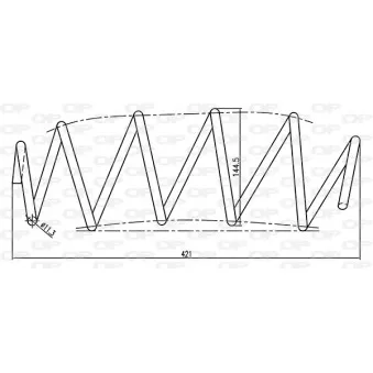 Ressort de suspension OPEN PARTS CSR9064.00