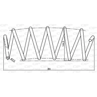 Ressort de suspension OPEN PARTS CSR9103.00