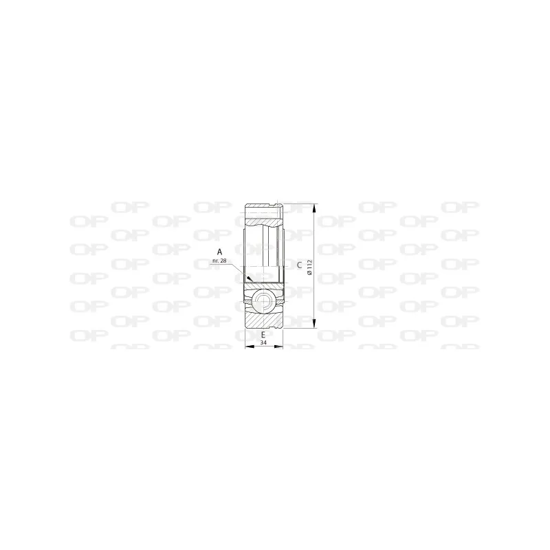 Embout de cardan avant (kit de réparation) OPEN PARTS CVJ5693.20