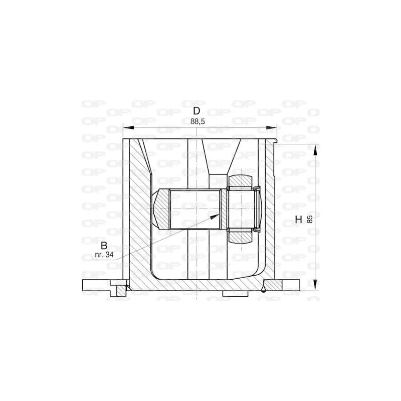 Embout de cardan avant (kit de réparation) OPEN PARTS CVJ5824.20