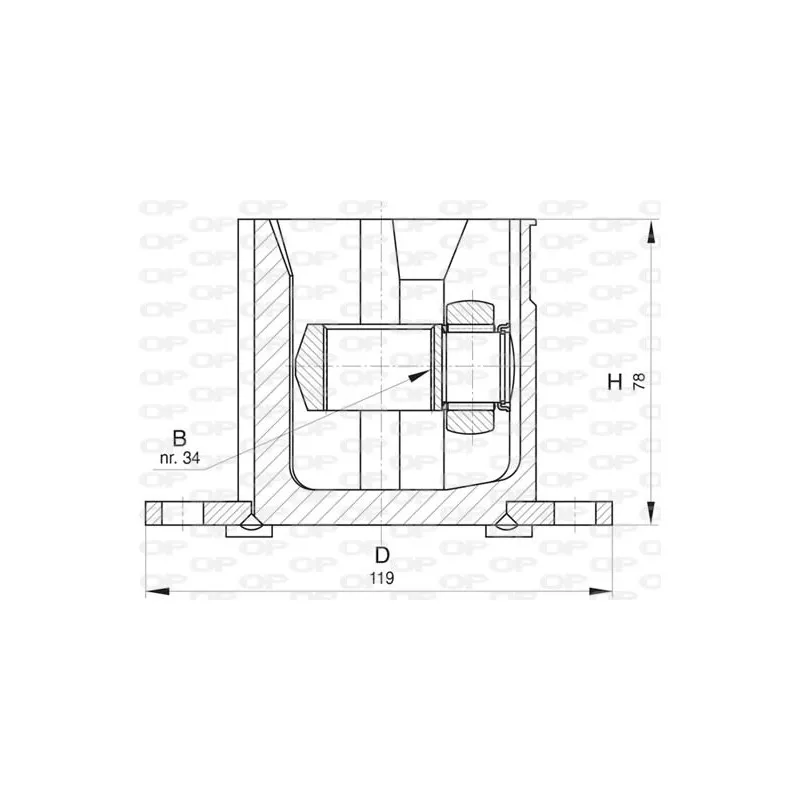 Embout de cardan avant (kit de réparation) OPEN PARTS CVJ5832.20