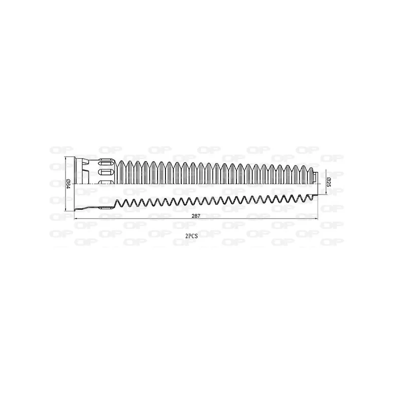 Kit de protection contre la poussière, amortisseur OPEN PARTS DCK5115.02