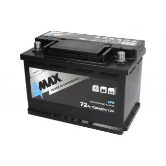 Batterie de démarrage Start & Stop 4MAX BAT72/720R/EFB/4MAX