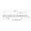 Vérin de hayon, de coffre OPEN PARTS GSR6487.00 - Visuel 2