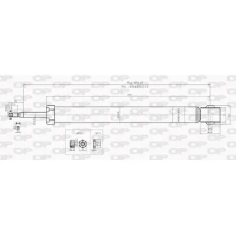 Jeu de 2 amortisseurs arrière OPEN PARTS SAB8014.32