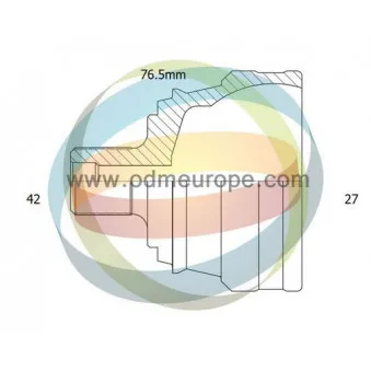 Embout de cardan avant (kit de réparation) ODM-MULTIPARTS 12-211985