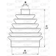 Soufflets de cardan avant OPEN PARTS SJK7003.00 - Visuel 2