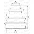 Soufflets de cardan avant OPEN PARTS SJK7014.00 - Visuel 2