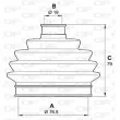 Soufflets de cardan avant OPEN PARTS SJK7018.00 - Visuel 2