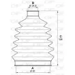 Soufflets de cardan avant OPEN PARTS SJK7058.00 - Visuel 2