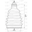 Soufflets de cardan avant OPEN PARTS SJK7081.00 - Visuel 2