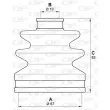 Soufflets de cardan avant OPEN PARTS SJK7102.00 - Visuel 2