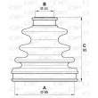 Soufflets de cardan avant OPEN PARTS SJK7119.00 - Visuel 2