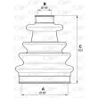 Soufflets de cardan avant OPEN PARTS SJK7128.00 - Visuel 2