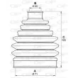 Soufflets de cardan avant OPEN PARTS SJK7148.00 - Visuel 2