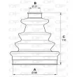 Soufflets de cardan avant OPEN PARTS SJK7149.00 - Visuel 2