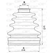 Soufflets de cardan avant OPEN PARTS SJK7154.00 - Visuel 2