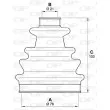 Soufflets de cardan avant OPEN PARTS SJK7155.00 - Visuel 2