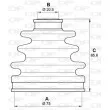 Soufflets de cardan avant OPEN PARTS SJK7158.00 - Visuel 2