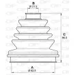 Soufflets de cardan avant OPEN PARTS SJK7161.00 - Visuel 2