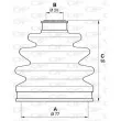 Soufflets de cardan avant OPEN PARTS SJK7181.00 - Visuel 2