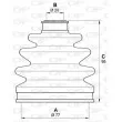 Soufflets de cardan avant OPEN PARTS SJK7182.00 - Visuel 2
