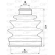 Soufflets de cardan avant OPEN PARTS SJK7188.00 - Visuel 2