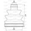 Soufflets de cardan avant OPEN PARTS SJK7191.00 - Visuel 2