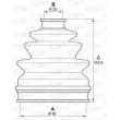 Soufflets de cardan avant OPEN PARTS SJK7197.00 - Visuel 2
