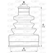Soufflets de cardan avant OPEN PARTS SJK7198.00 - Visuel 2