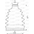 Soufflets de cardan avant OPEN PARTS SJK7201.00 - Visuel 2