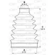 Soufflets de cardan avant OPEN PARTS SJK7217.00 - Visuel 2