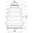 Soufflets de cardan avant OPEN PARTS SJK7222.00 - Visuel 2