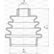 Soufflets de cardan avant OPEN PARTS SJK7225.00 - Visuel 2