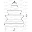 Soufflets de cardan avant OPEN PARTS SJK7254.00 - Visuel 2