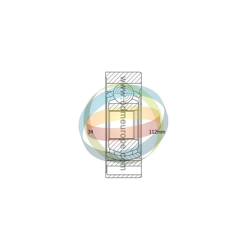 Embout de cardan avant (kit de réparation) ODM-MULTIPARTS 14-096253