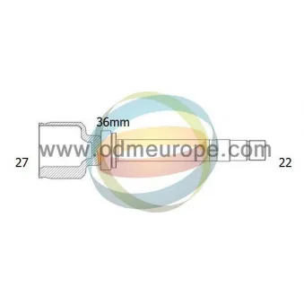 Embout de cardan avant (kit de réparation) ODM-MULTIPARTS